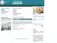 Tablet Screenshot of cesqa.it